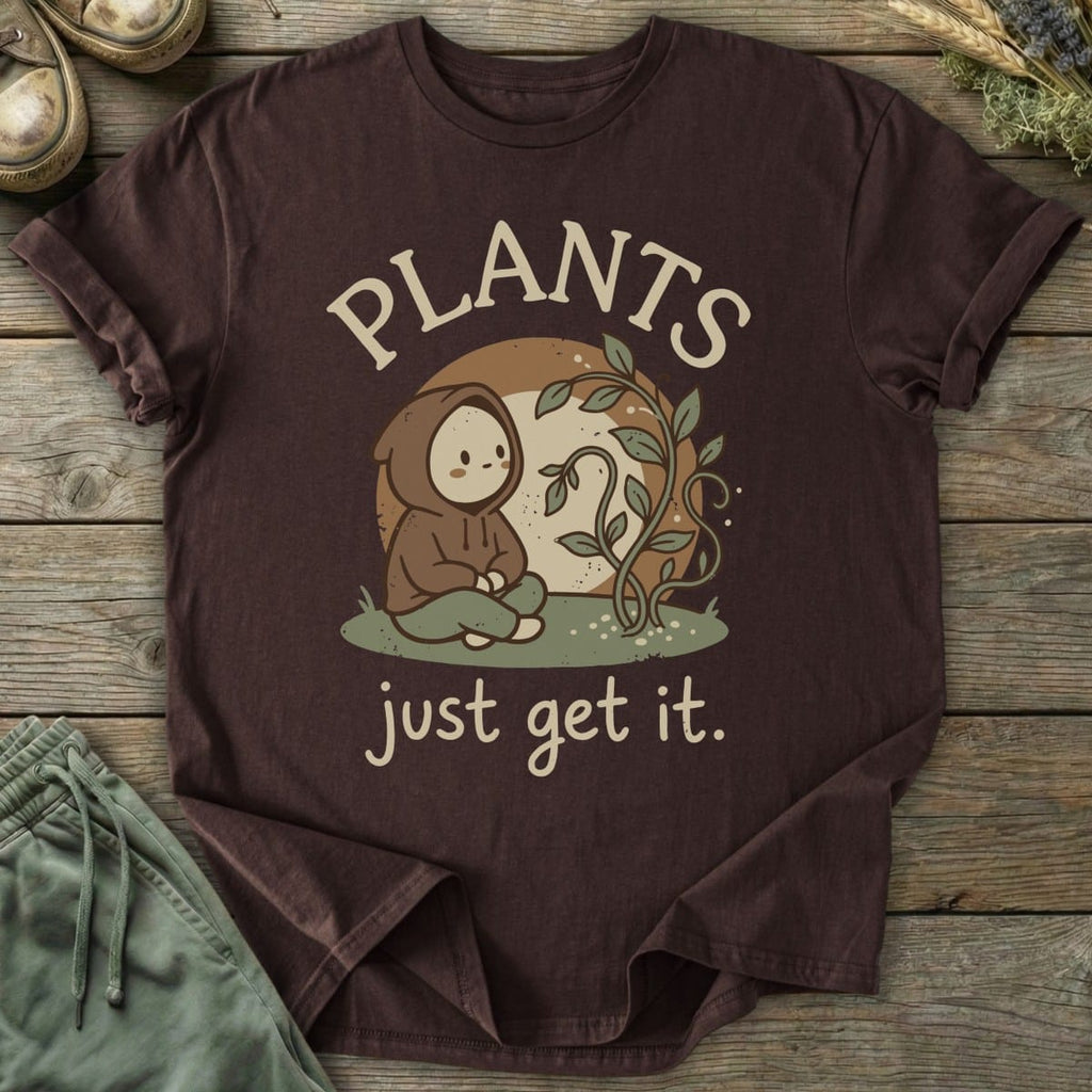 Printify T-Shirt Plants Get It T-Shirt