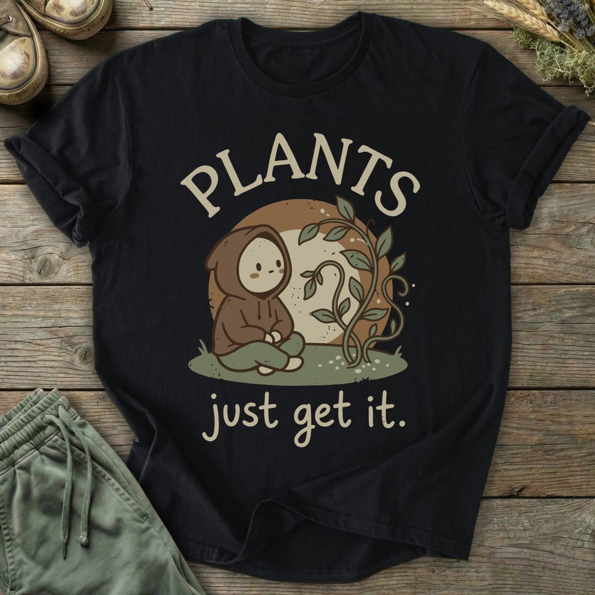 Printify T-Shirt Plants Get It T-Shirt