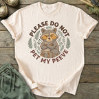 Printify T-Shirt Please Do Not Pet My Peeve T-Shirt