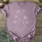 Printify T-Shirt Pressed Flowers Wildflower  T-Shirt