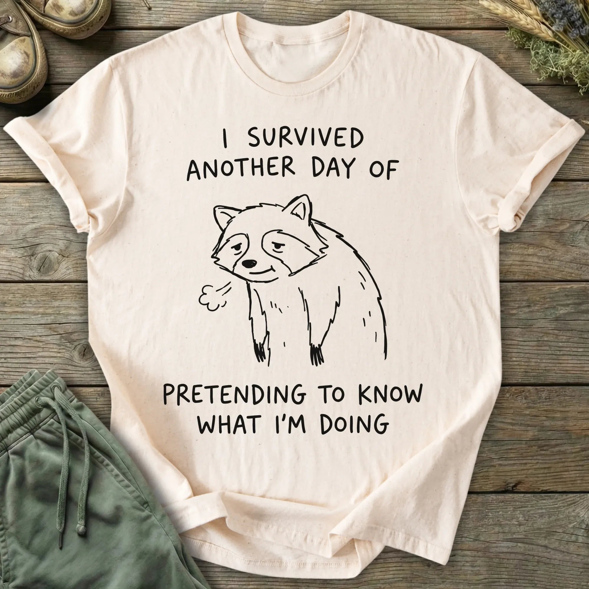 Printify T-Shirt Pretending To Know T-Shirt