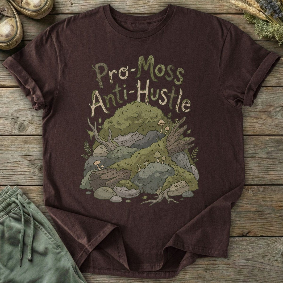 Printify T-Shirt Pro-Moss T-Shirt