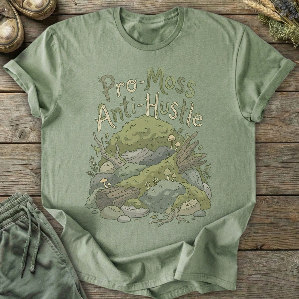 Printify T-Shirt Pro-Moss T-Shirt
