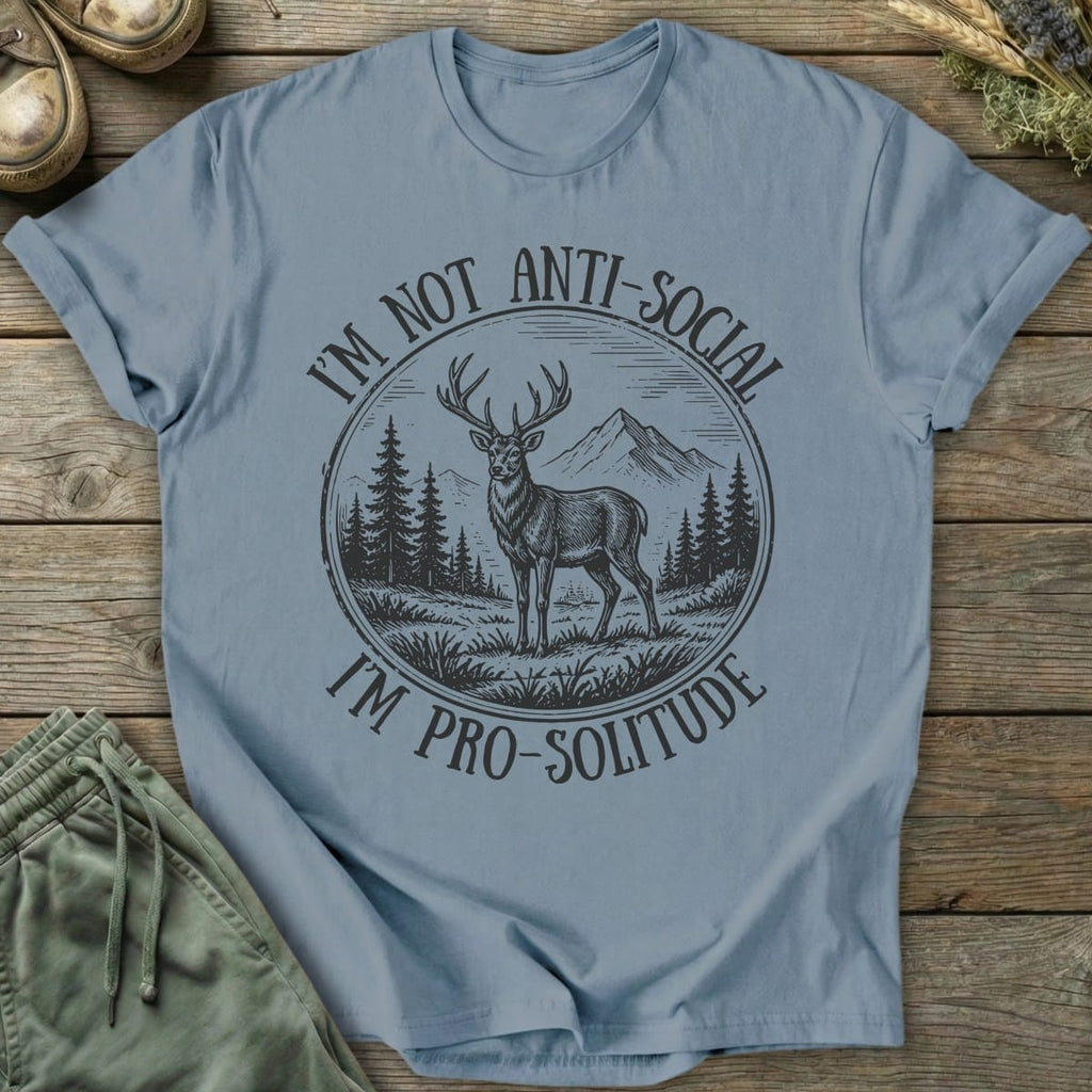 Printify T-Shirt Pro-Solitude T-Shirt