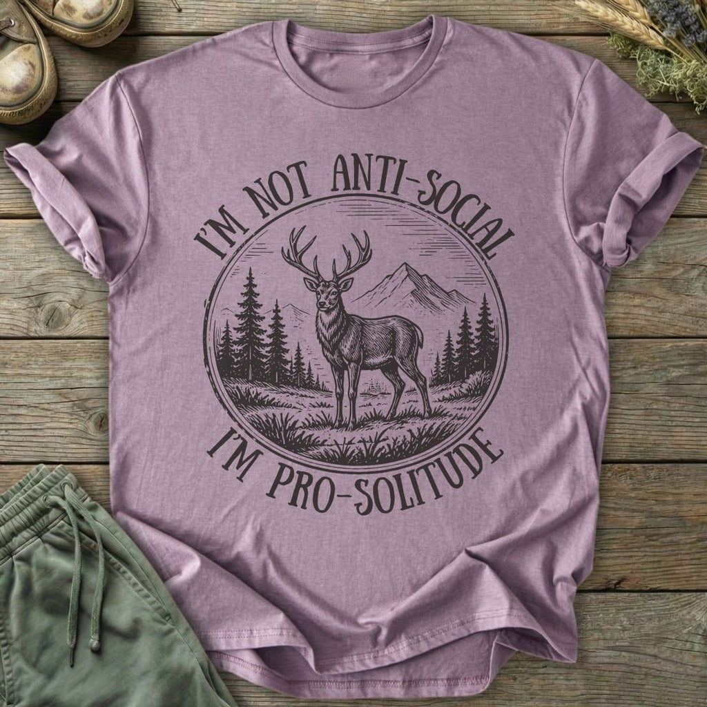 Printify T-Shirt Pro-Solitude T-Shirt