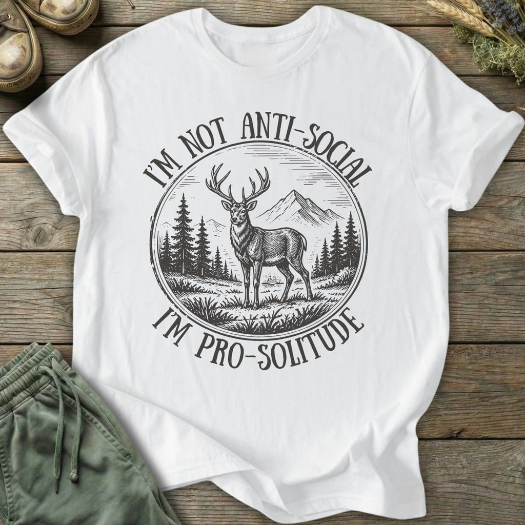 Printify T-Shirt Pro-Solitude T-Shirt