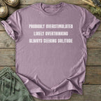Printify T-Shirt Probably Likely Always T-Shirt