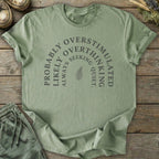 Printify T-Shirt Probably Likely Always U T-Shirt