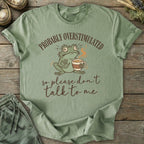Printify T-Shirt Probably Overstimulated T-Shirt