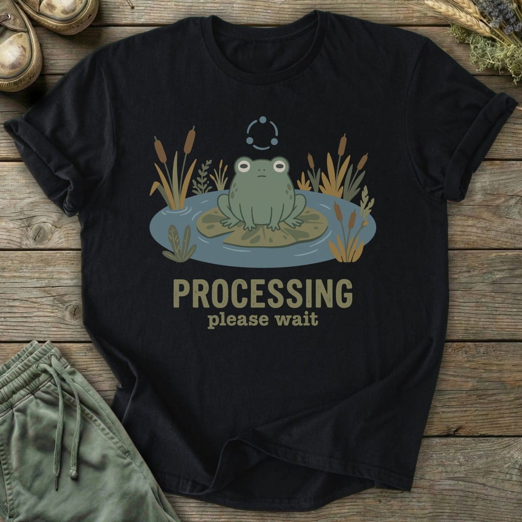 Printify T-Shirt Processing Frog T-Shirt