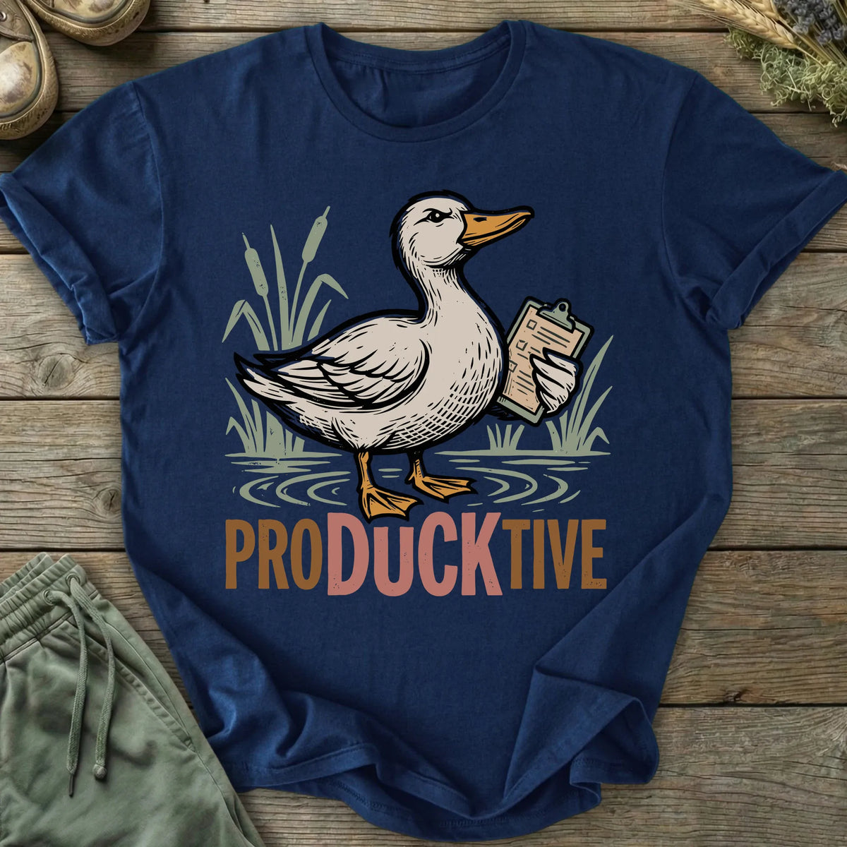 Printify T-Shirt Producktive T-Shirt