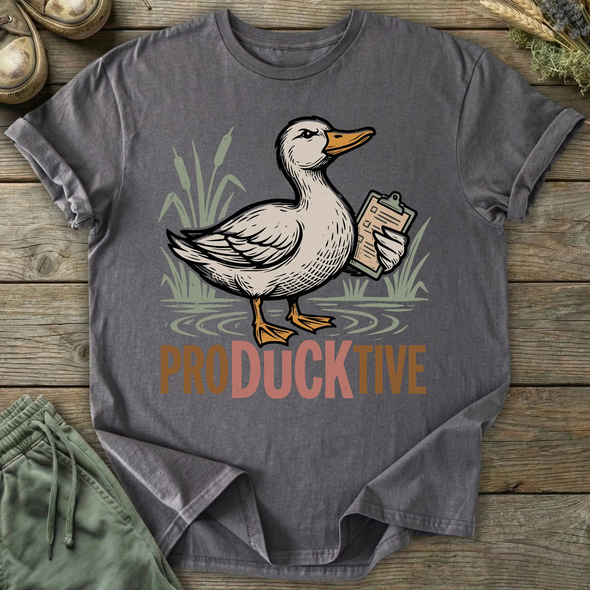 Printify T-Shirt Producktive T-Shirt