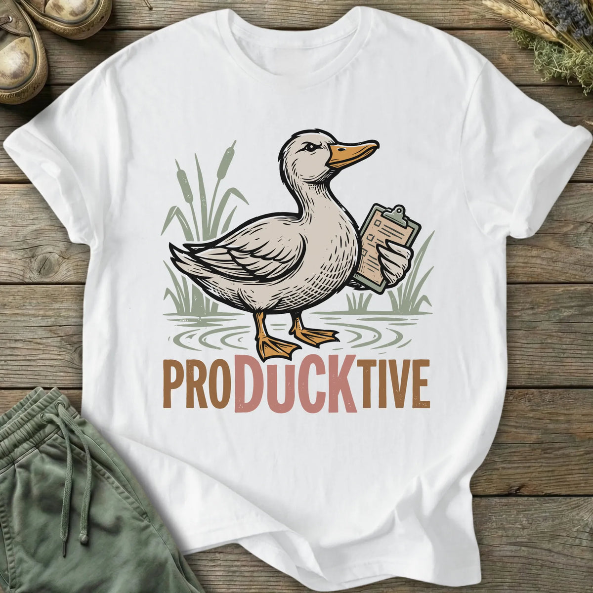 Printify T-Shirt Producktive T-Shirt