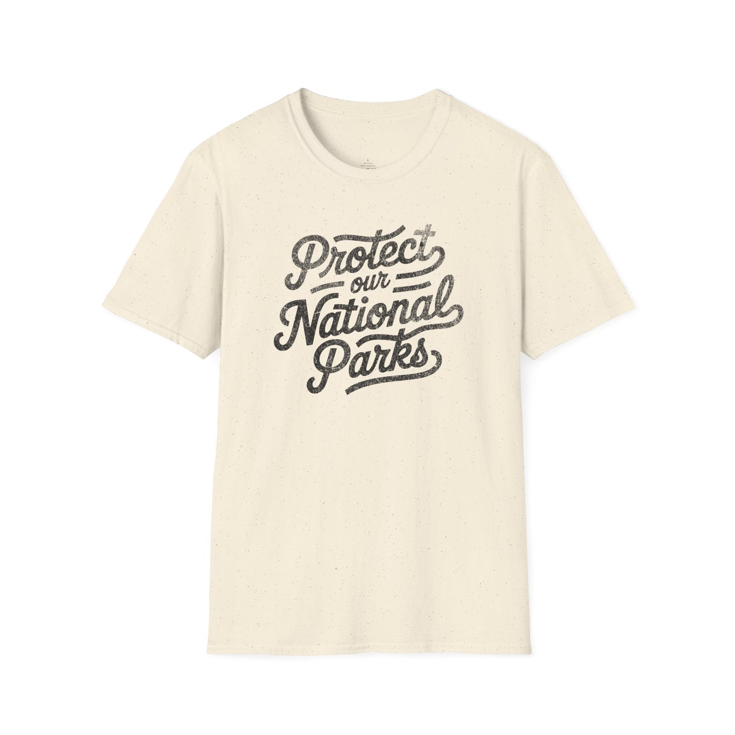 Printify T-Shirt Protect National Parks Script T-Shirt