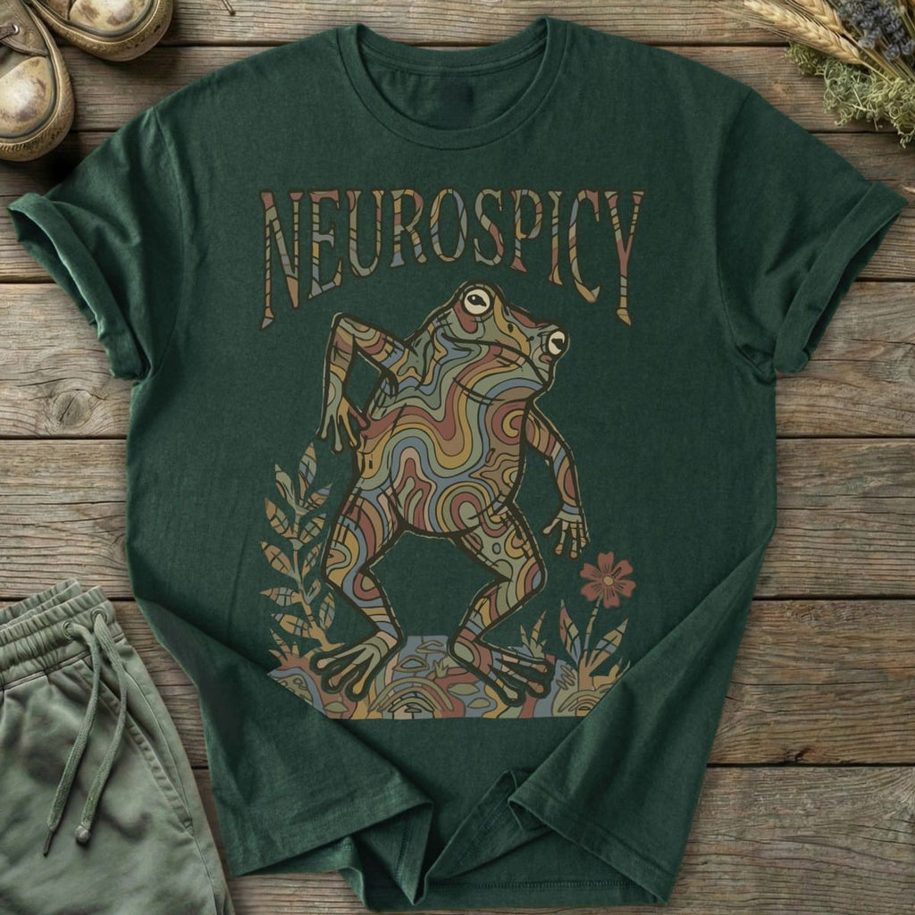 Printify T-Shirt Psychedelic Neurospicy T-Shirt