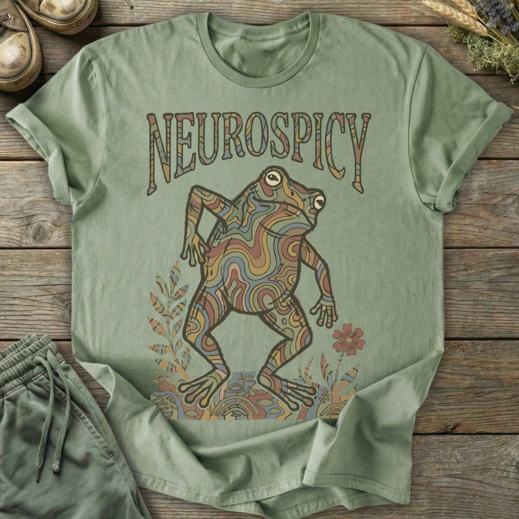 Printify T-Shirt Psychedelic Neurospicy T-Shirt
