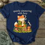 Printify T-Shirt Quietly Simmering T-Shirt