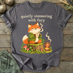 Printify T-Shirt Quietly Simmering T-Shirt