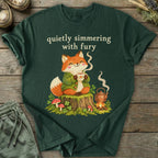 Printify T-Shirt Quietly Simmering T-Shirt