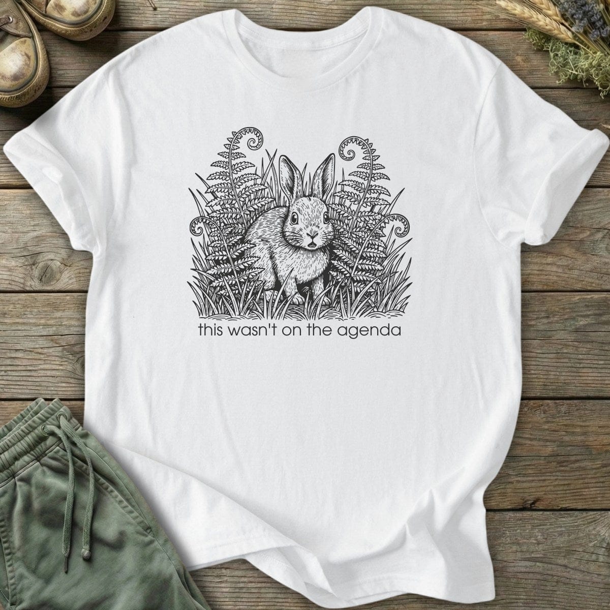 Printify T-Shirt Rabbit Agenda T-Shirt