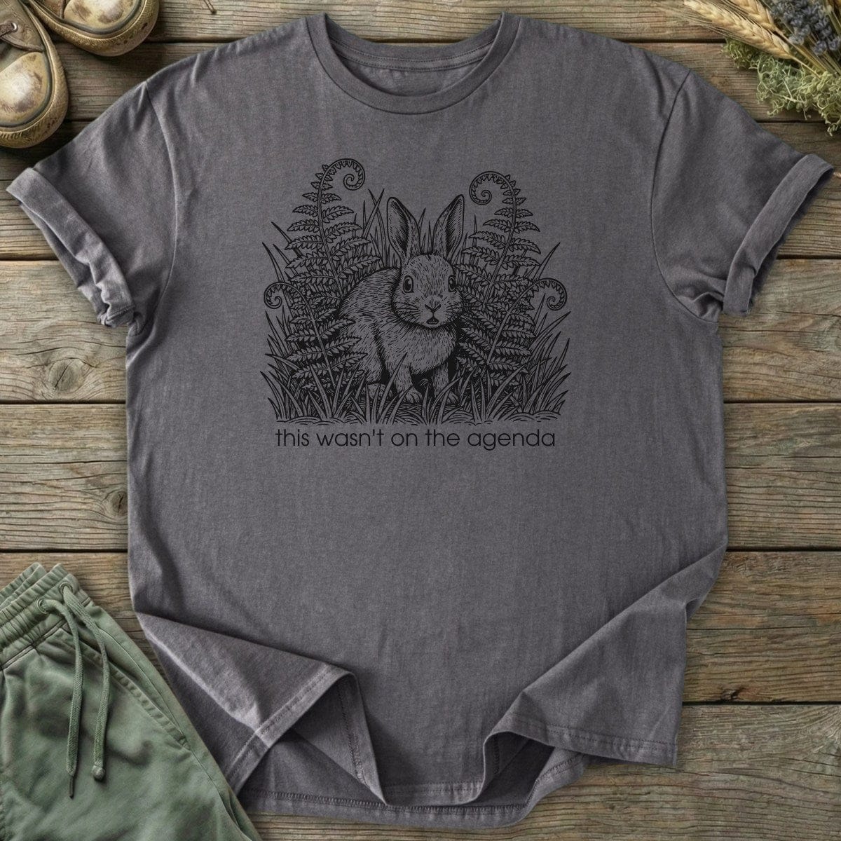 Printify T-Shirt Rabbit Agenda T-Shirt