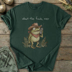 Printify T-Shirt Radio Cowboy Frog T-Shirt