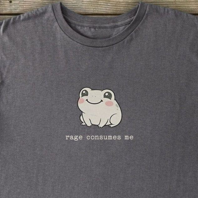 Printify T-Shirt Rage Consumes Me T-Shirt