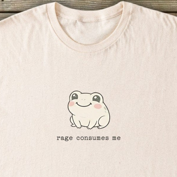 Printify T-Shirt Rage Consumes Me T-Shirt