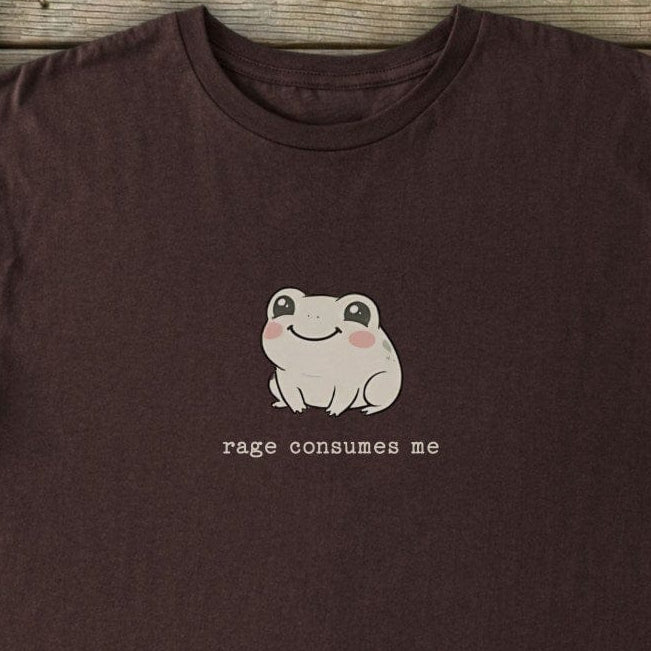 Printify T-Shirt Rage Consumes Me T-Shirt