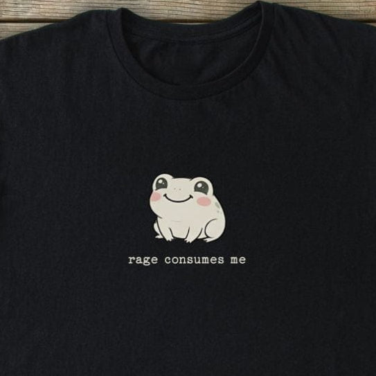 Printify T-Shirt Rage Consumes Me T-Shirt