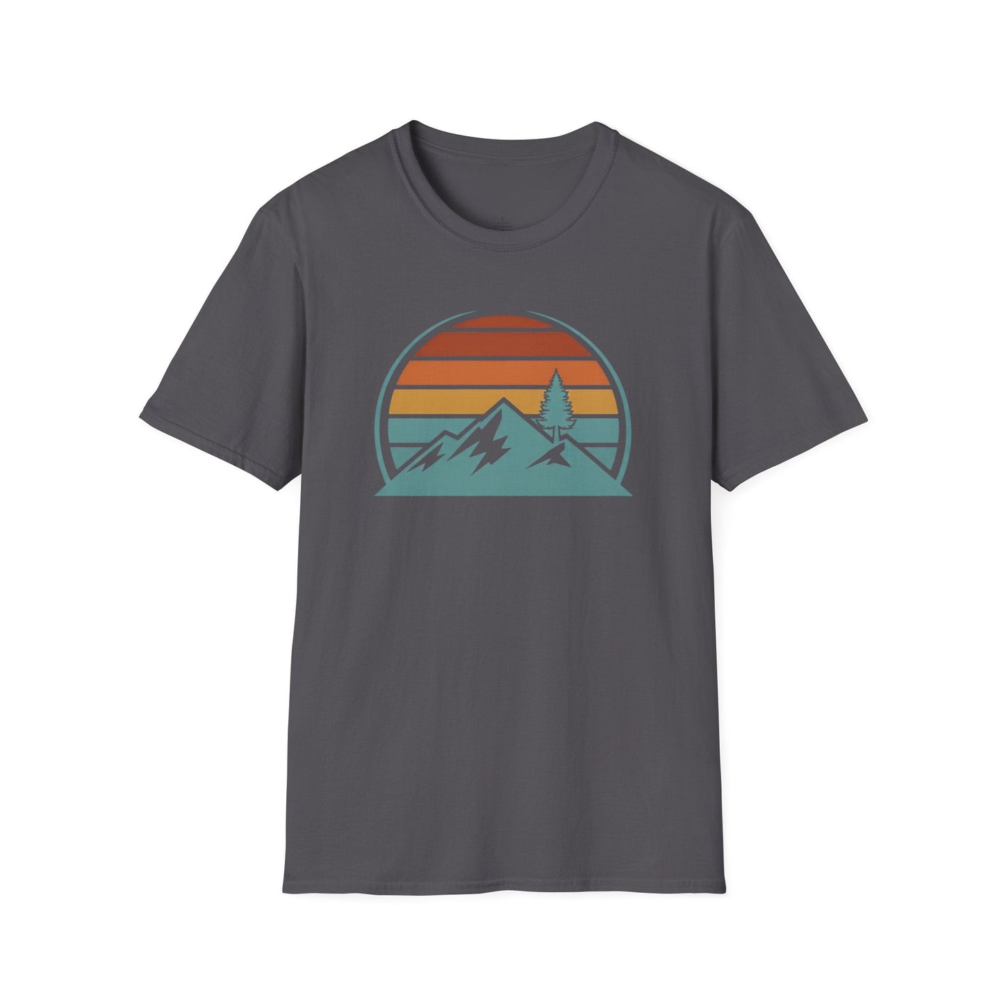 Printify T-Shirt Rainbow Mountain T-Shirt