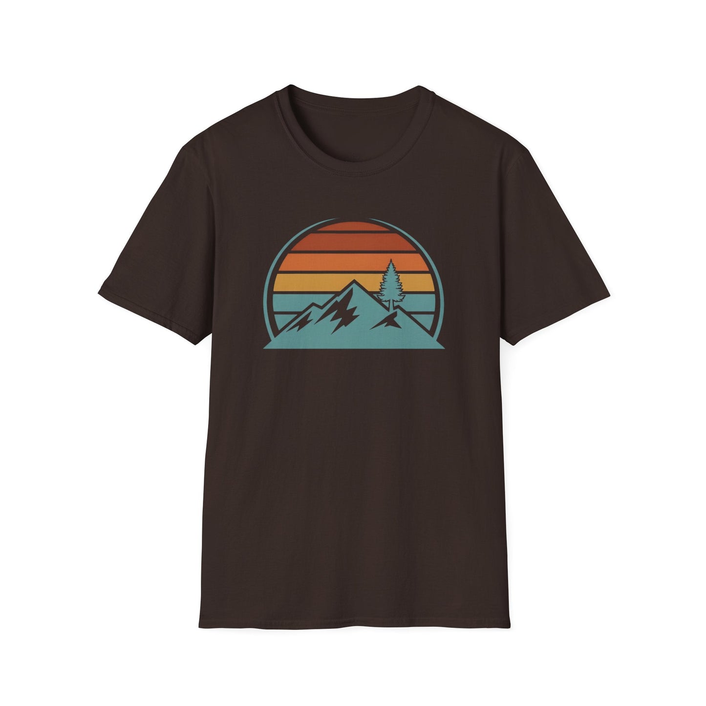 Printify T-Shirt Rainbow Mountain T-Shirt