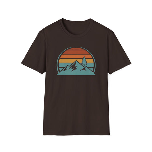 Printify T-Shirt Rainbow Mountain T-Shirt