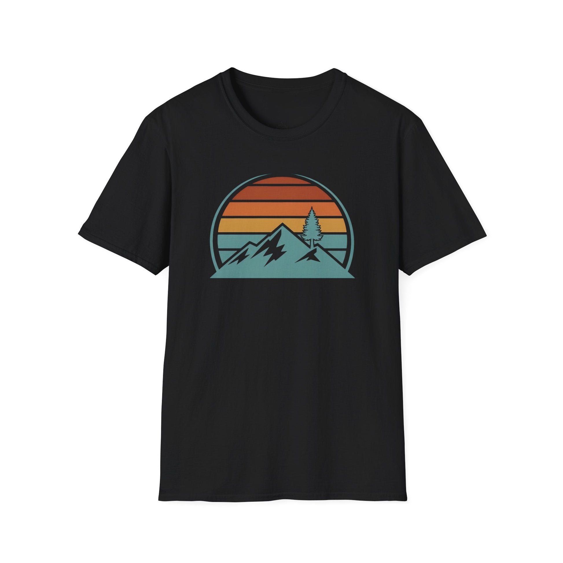 Printify T-Shirt Rainbow Mountain T-Shirt