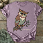 Printify T-Shirt Really Sarcastic Owl T-Shirt