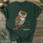 Printify T-Shirt Really Sarcastic Owl T-Shirt