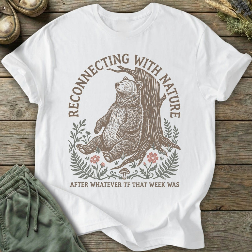 Printify T-Shirt Reconnecting With Nature T-Shirt