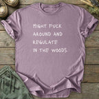 Printify T-Shirt Regulate In The Woods T-Shirt