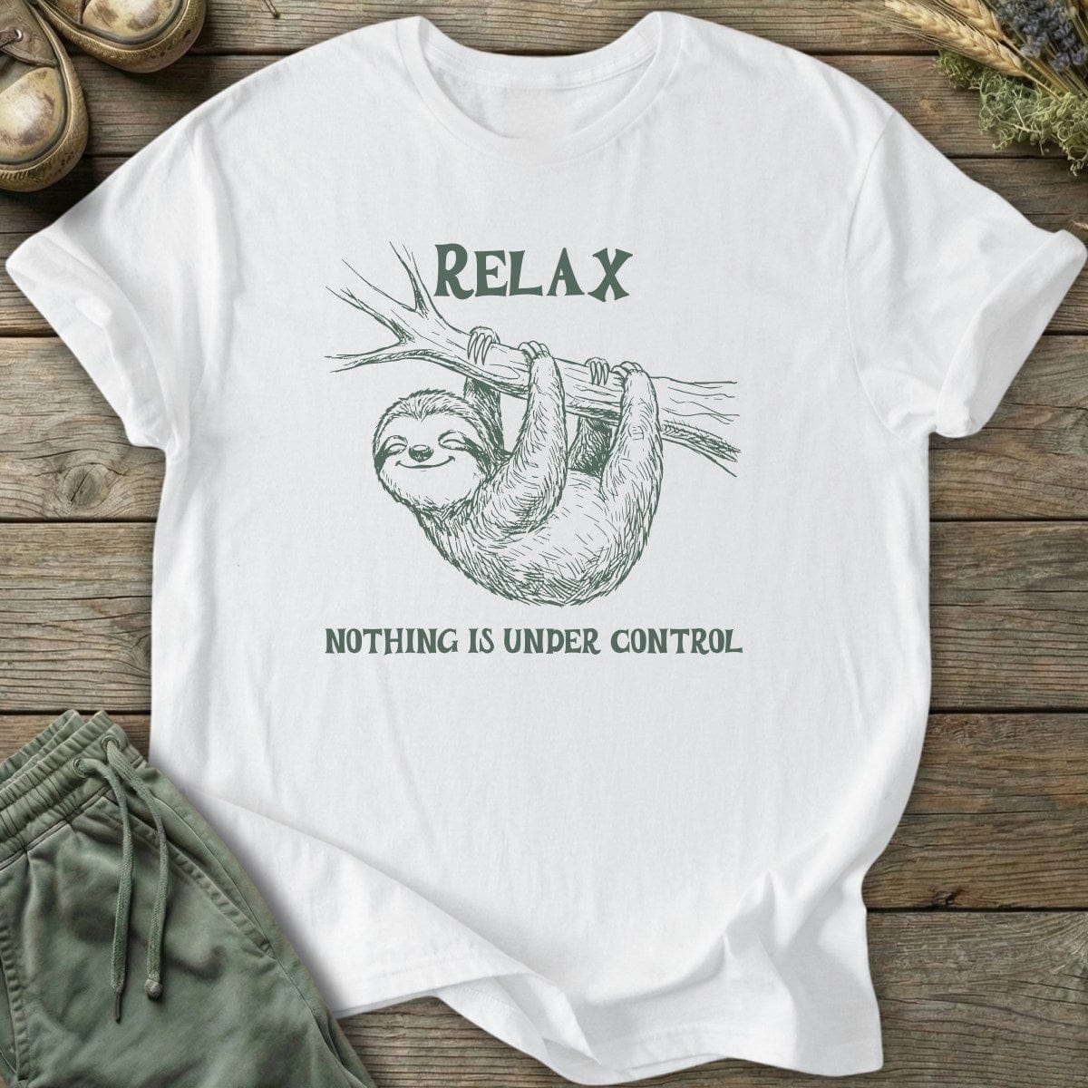 Printify T-Shirt Relax Sloth T-Shirt