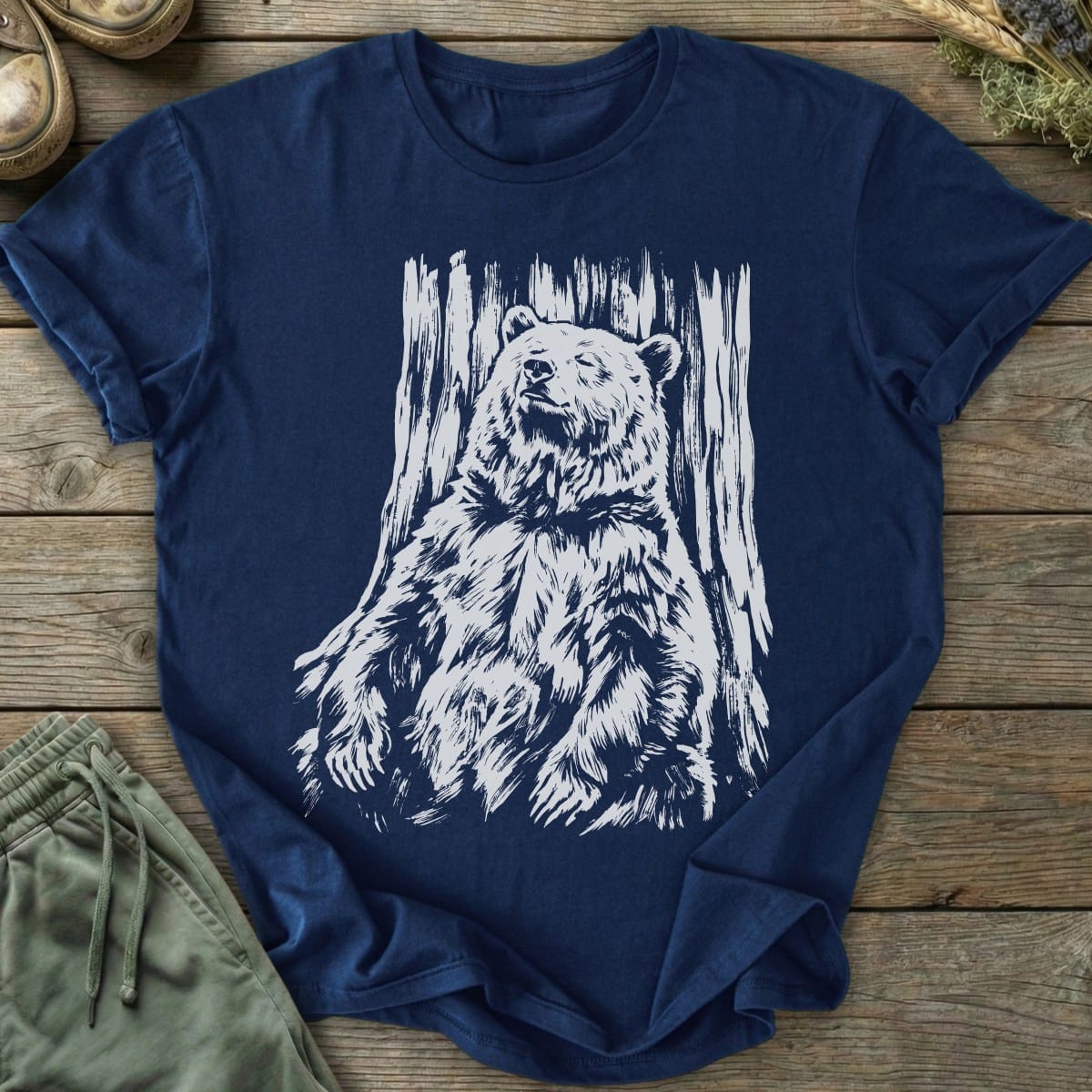 Printify T-Shirt Relaxing Bear T-Shirt