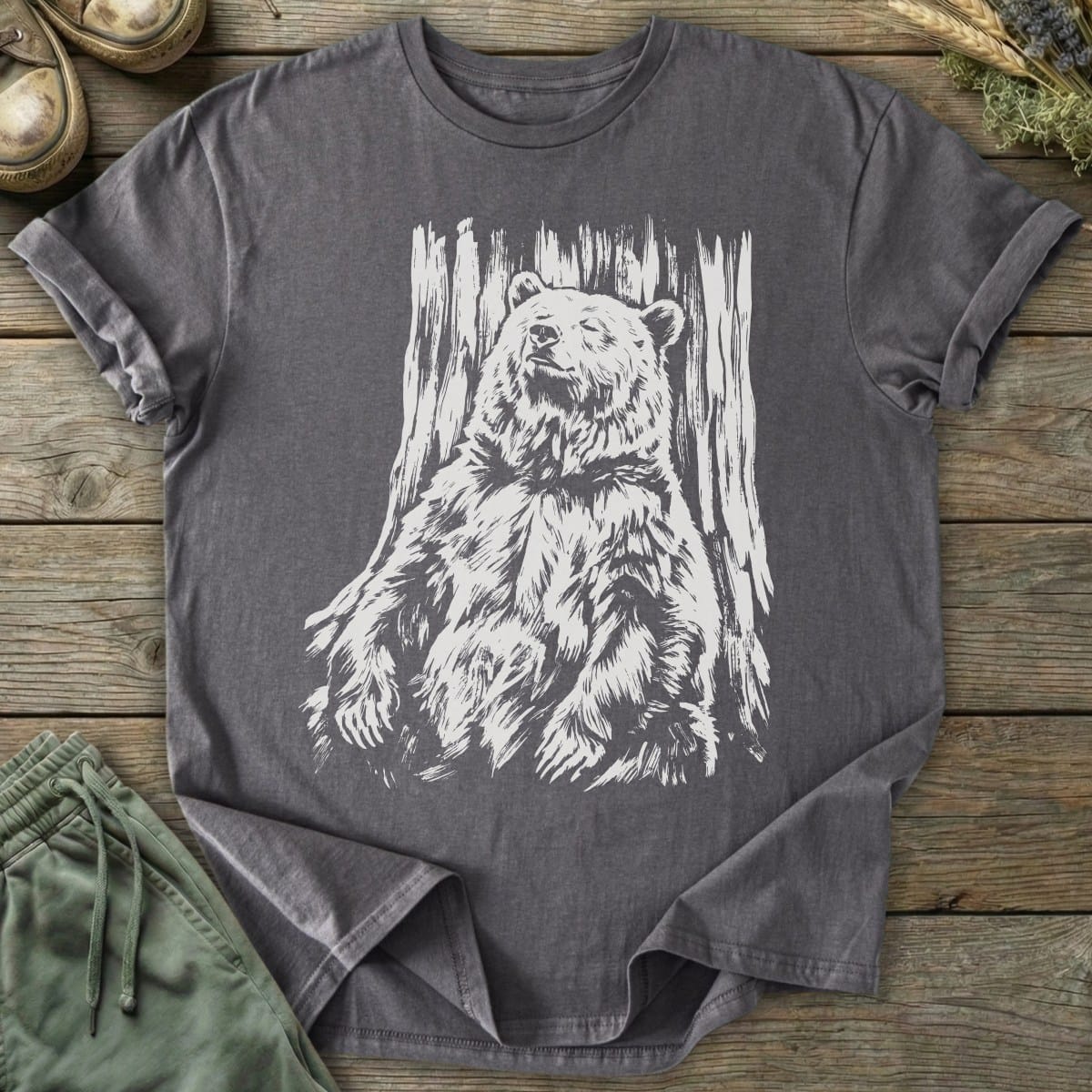 Printify T-Shirt Relaxing Bear T-Shirt
