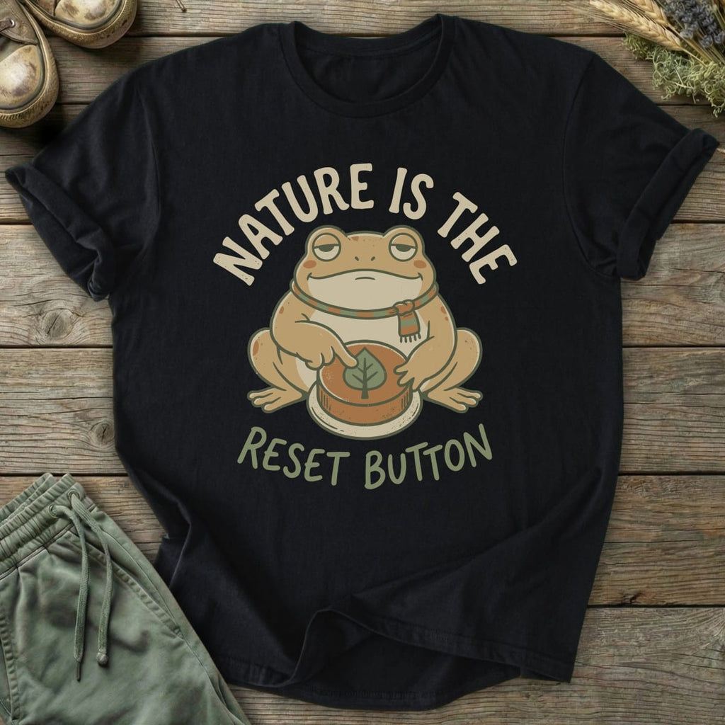 Printify T-Shirt Reset Button T-Shirt