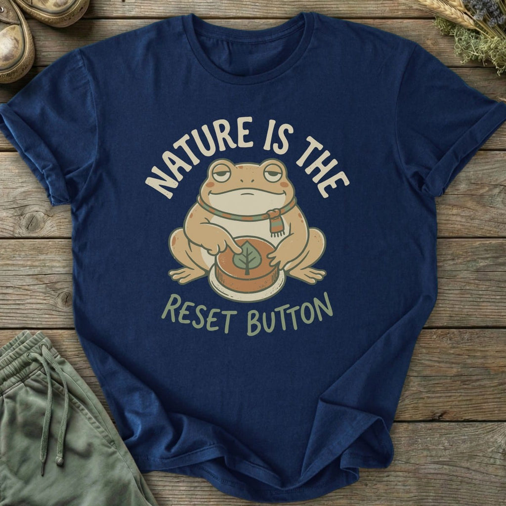 Printify T-Shirt Reset Button T-Shirt