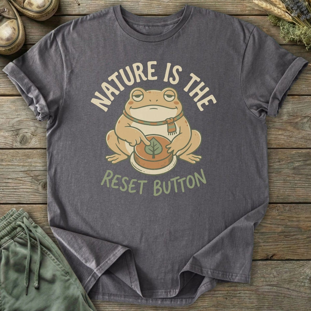 Printify T-Shirt Reset Button T-Shirt