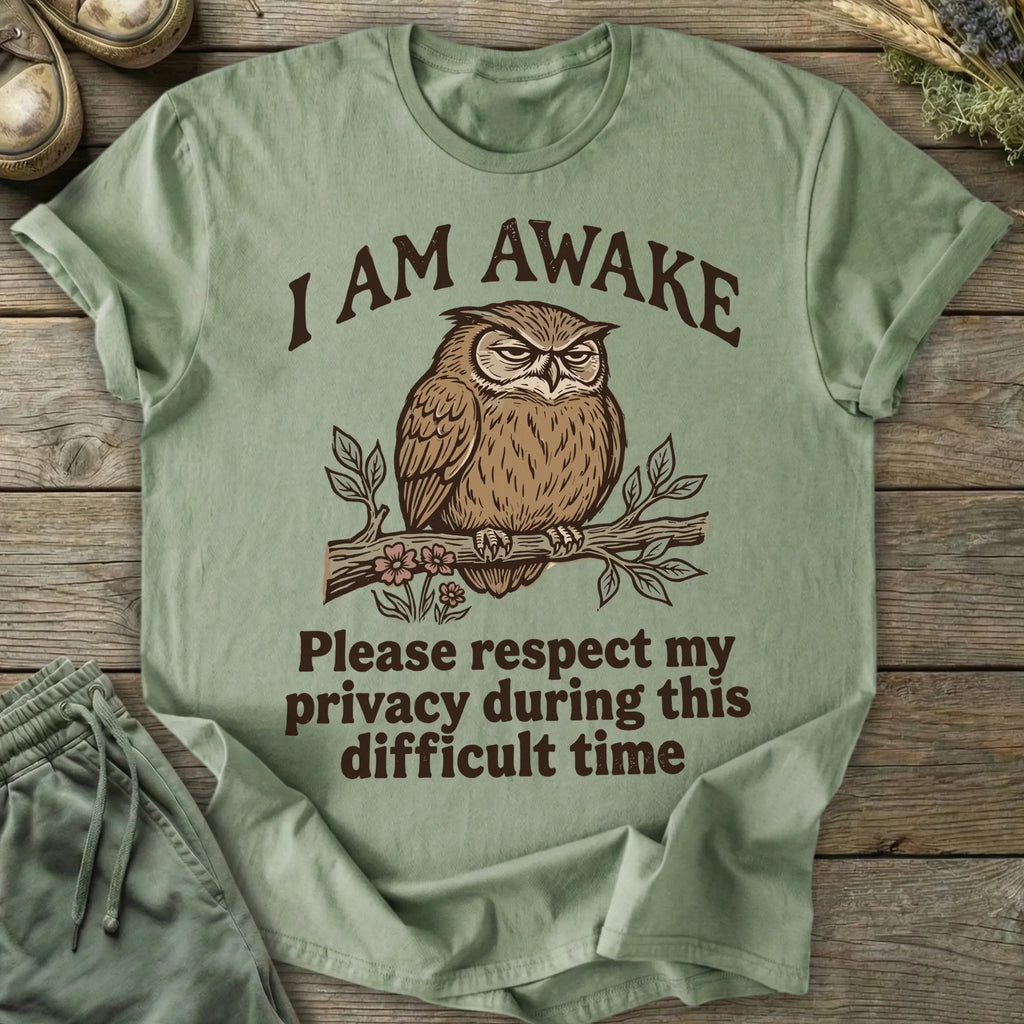 Printify T-Shirt Respect My Privacy T-Shirt