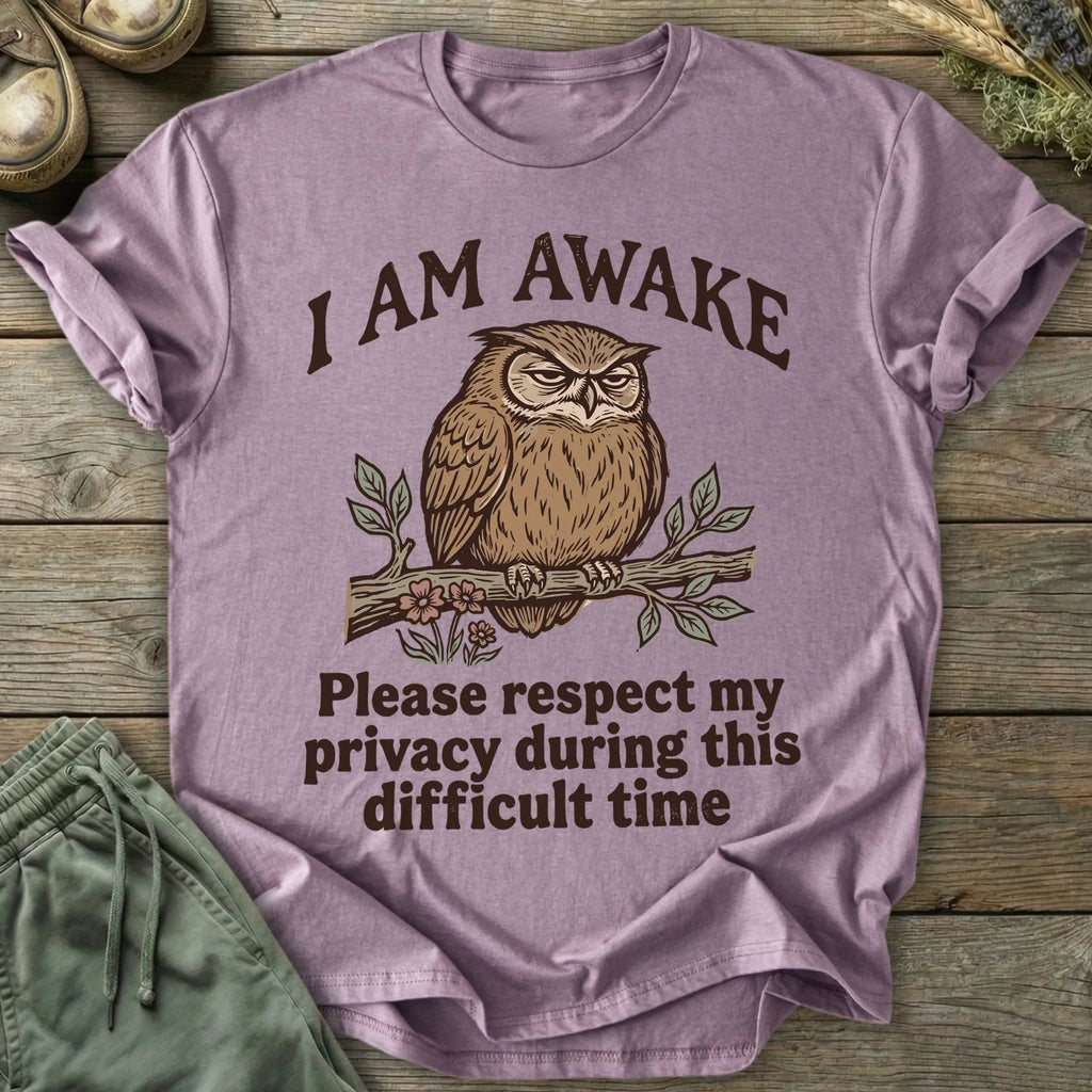 Printify T-Shirt Respect My Privacy T-Shirt