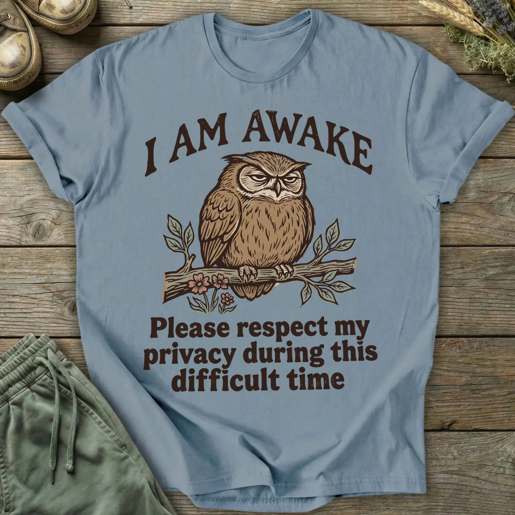Printify T-Shirt Respect My Privacy T-Shirt