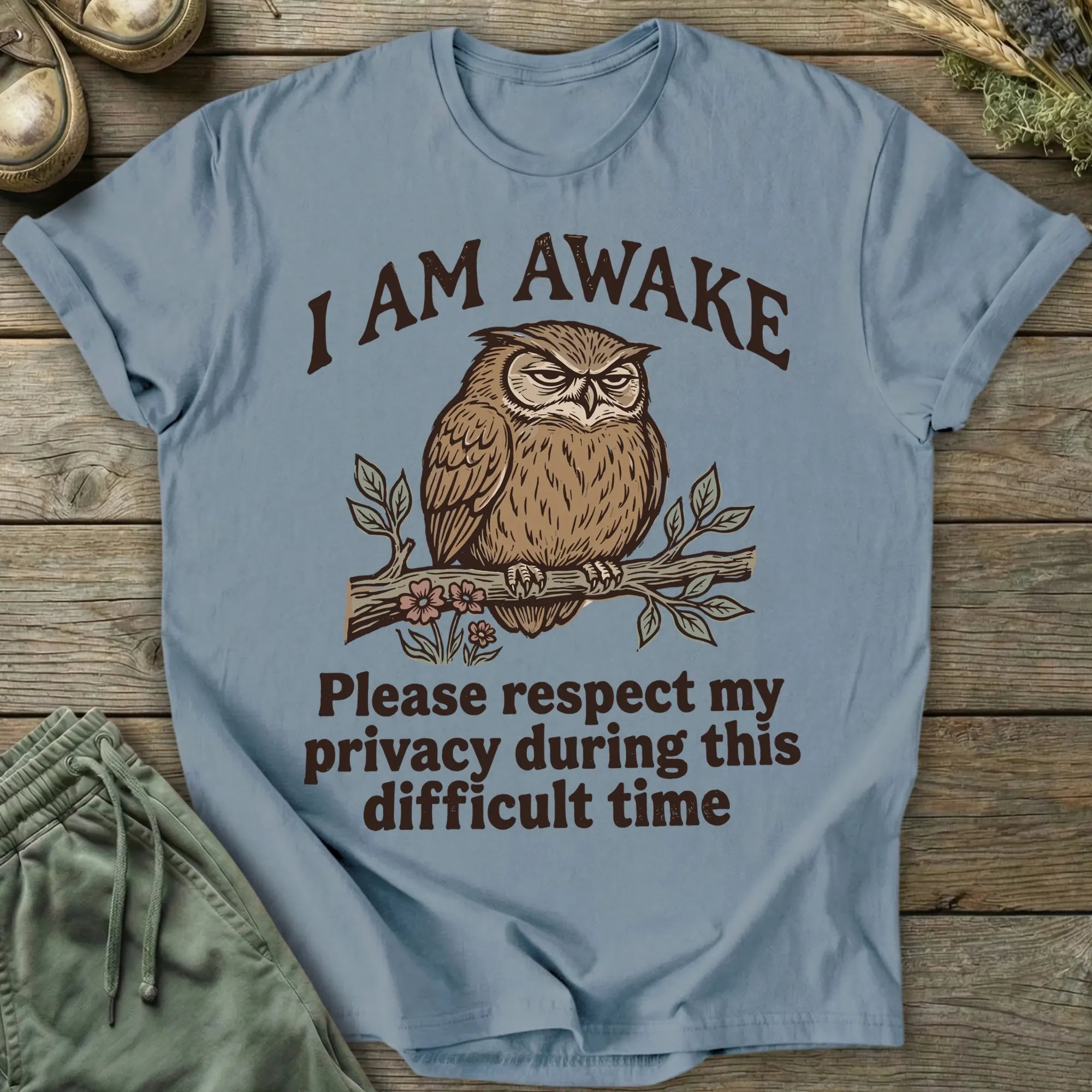 Printify T-Shirt Respect My Privacy T-Shirt