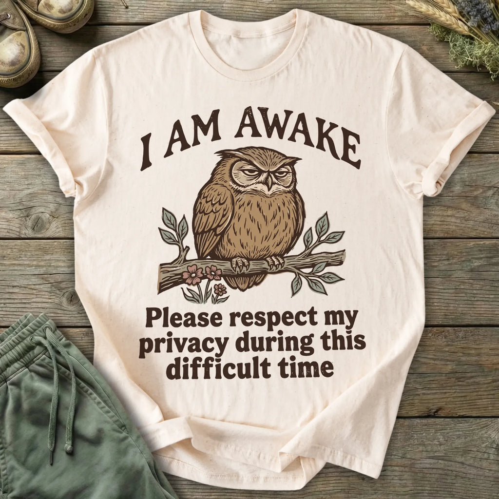 Printify T-Shirt Respect My Privacy T-Shirt