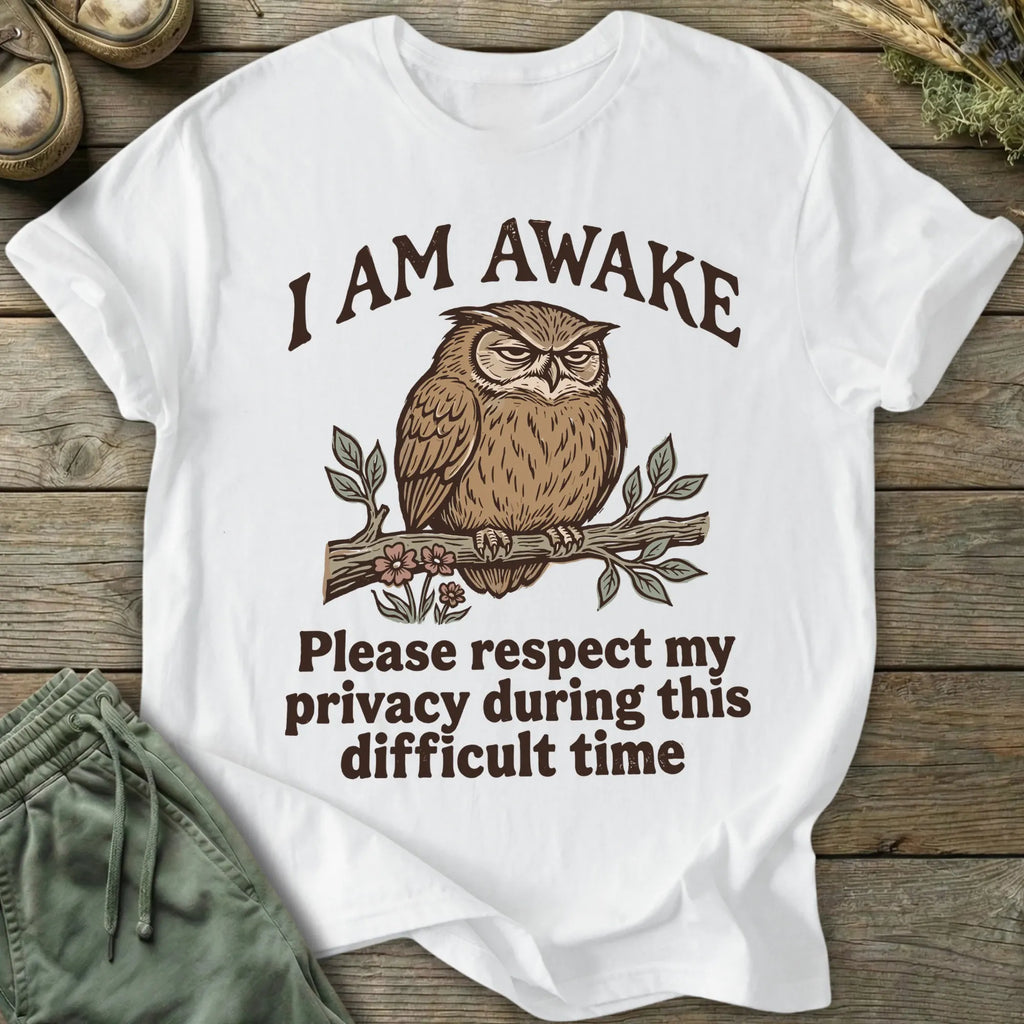 Printify T-Shirt Respect My Privacy T-Shirt